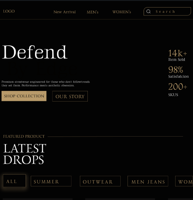 E-Commerce UI Design