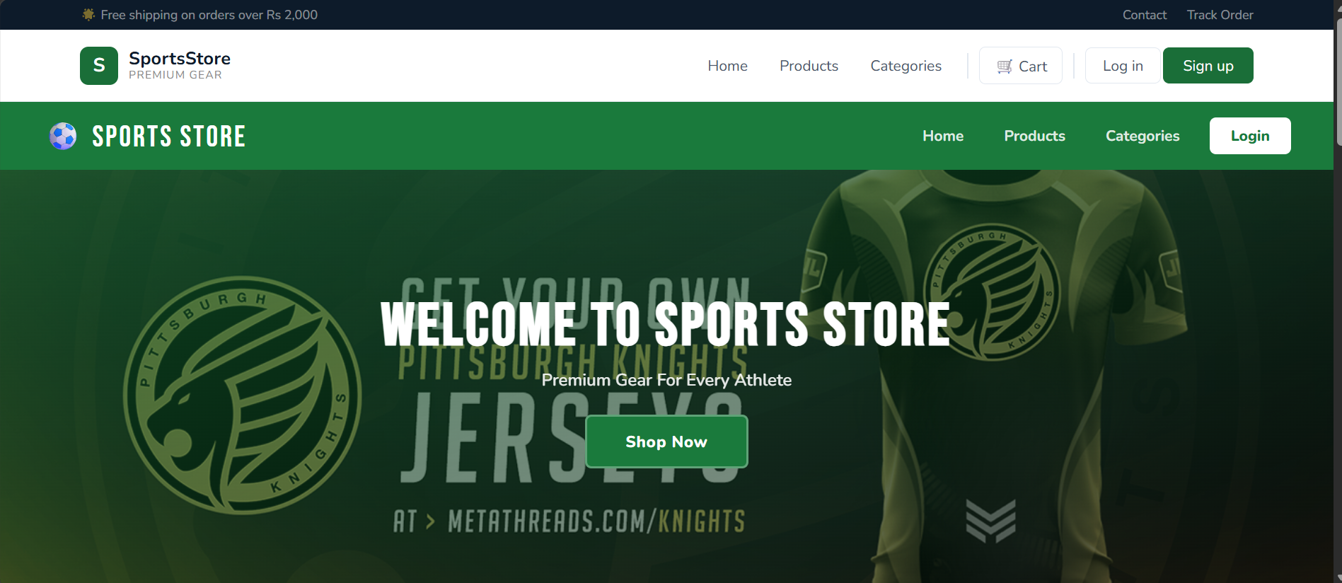 Sports E-Commerce Platform