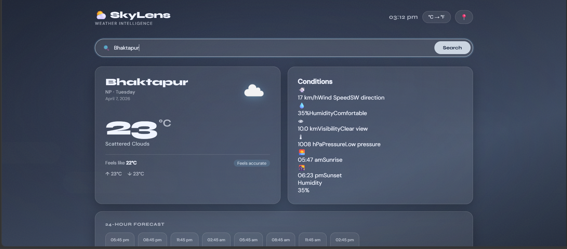 Weather Forecast App